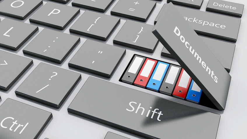 Computer keyboard.
